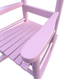 ZNTS Children's rocking light pink chair- Indoor or Outdoor -Suitable for kids-Durable 98976983