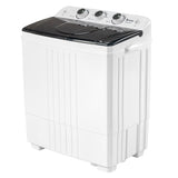 ZNTS Twin Tub with Built-in Drain Pump XPB45-428S 20Lbs Semi-automatic Twin Tube Washing Machine for 00898133