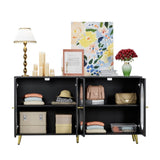 Modern Accent Sideboard Cabinet with Acrylic Doors, Freestanding Storage Cupboard Console Table for W578P186749