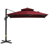 ZNTS Outdoor beach umbrella/Sun Umbrella （Prohibited by WalMart） 97897535