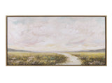 Hand Embellished Framed Canvas Abstract Landscape Wall Art B035129252