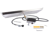 36x12-inch Fire Pit Pan Stainless Steel Fire Pit Burner Kit Rectangular Indoor or Outdoor 13820184