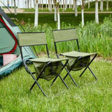 2-piece Folding Outdoor Chair with Storage Bag, Portable Chair for indoor, Outdoor Camping, Picnics 22963446