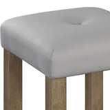 Grey and Oak Counter Height Stools B062P181306