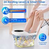 Collapsible Foot Spa Massager Electric Foldable Foot Soaker Tub with Remote Control Handle Surfing 58919253