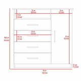 Montauk 5-Shelf Wall Mounted Shoe Cabinet with Mirror Door White B06280561