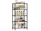 5-Tier Heavy-Duty Metal Wire Shelving, 750 LBS Total Load with Multi-Grade Per Shelf Capacity for 72746903