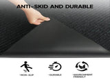 1PC Dark Gray PVC Composite Commercial Entrance Mat, 90x120x0.7cm, Heavy-Duty Floor Protection 33179112