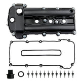 Upgraded Aluminum Left Rocker Valve Cover Set Black for 2002-2008 Jaguar S-Type 3.0L C2C38781 33812979