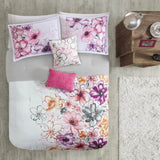King/Cal King Floral Comforter Set B03596013