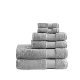 Cotton 6 Piece Bath Towel Set B03599322