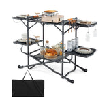 Portable outdoor barbecue table 43234146