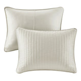 3 Piece Quilt Set Cream King/Cal King B035129046