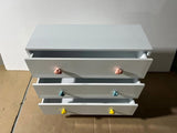 Kids 3 Drawer Dresser, Baby Nightstand for Bedroom, Storage Cabinet for Toddler Child for Living W808P264698