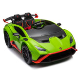 ZNTS Lamborghini Huracan Sto 24V Kids Electric Ride-On Drift Car: Speeds 1.86-5.59 MPH, Ages 3-8, Foam W1396P155008