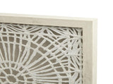 Framed Medallion Rice Paper Shadow Box Wall Decor B035129216