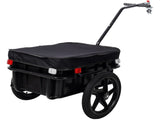 Bike Cargo with Support Bar, 600D PVC Waterproof Cover, Removable Box, Utility Bike Wagon W465P347198