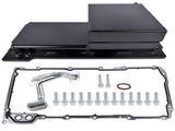 New Black Front Sump Oil Pan Kit Aluminum Fits for GM LS LS1 LS2 LS3 LS6 4.8L 5.3L 5.7L 6.0L 6.2L 91512721