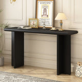 U_STYLE Modern Entryway Table with L-Shaped Legs,Suitable for Entryway, Hallway, Living Room, Foyer, N711P216234B