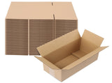 50pcs 12 "x 6" x 6 " thick 3mm corrugated cardboard box in kraft paper color 44810238