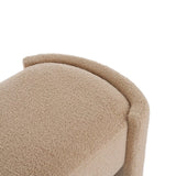 Elegant and Simple Long - shaped Ottoman Bench, Light Camel N769P227926Y