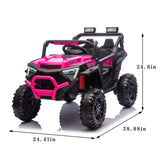 24V 400W Kids Ride On Electric UTV W/Parents Remote Control,Four-Wheel Suspension,LED W1578P284294