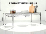 2 Pack Heavy Duty 1-Tier Shelving Storage Shelves,Adjustable Storage Units,Steel Wire Shelving 20679764