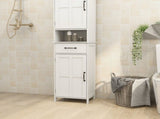 Double Door Narrow Height Slim Floor Standing Cabinet 72104839