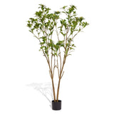 Home iron tree leaves tree bonsai Simulated green plant pot indoor living room home W2945P278471