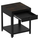 Square double-layer coffee table with hidden compartment and fingerprint lock - Living room dining W396P305929