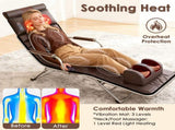 Multi-Functional Full Body Massage Mat with Flannel/PU Leather Surface, Shiatsu Neck Foot Massagers, 88731027