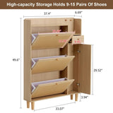 The modern minimalist MDF shoe cabinet, suitable for a variety of styles including Nordic, Japanese, W3226P278926