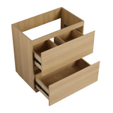 30" Bathroom Vanities without Sink, Modern Undermount Bathroom Sink Cabinet with Double drawer, W1972P188250