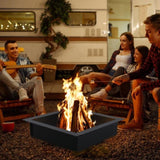 ZNTS 36" x 36" Square Fire Pit Ring 67317883