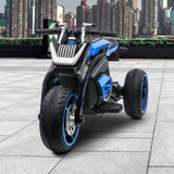 ZNTS 12V Three-wheel Ride On Motorcycle, Kids Electric Motorbike with Horns, LED Lights, Gift for Kids W2181P195996