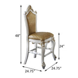 Butterscotch and Antique Pearl Armless Counter Height Chairs B062P182750
