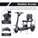 ZNTS Foldable electric mobility scooter W2153P168452