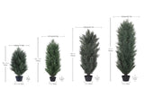 6FT detachable Artificial green pine and cypress tall simulation plant for indoor and outdoor W2945P322224