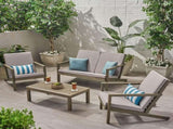 LEAH 4PC CHAT SET 65909.00GRY