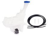 Front Windshield Washer Reservoir Tank Bottle with Motor Fits for Hyundai Tucson 2016-2021 White 1Pc 64441532