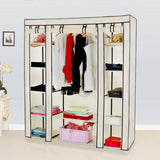 ZNTS 69" Portable Clothes Closet Wardrobe Storage Organizer with Non-Woven Fabric Quick and Easy to 29697868