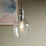 Auburn Bell Shaped Glass Pendant B03597664