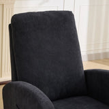 27.2"W Rocking Chair for Nursery, Polyester Glider Chair with High Back and Side Pocket, Rocking W1852P171376