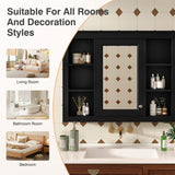 35'' x 27.5'' Medicine Cabinet, Wall Mounted Bathroom Storage Cabinet, Modern Bathroom Wall Cabinet N710P236930B