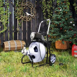 KT-9001J DrainMaster Max 75FT x 1/2 Inch Sewer Snake Electric Auger W2841P218166