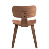 Walnut Side Chair with Tapered Leg B062P209232