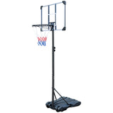 ZNTS Basketball Hoop Portable Basketball Goal for Indoor Outdoor Basketball Stand 5.6-7 ft Adjustable 32 84237129