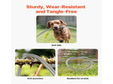 75 ft Metal Garden Hose, Durable Stainless Steel Water Hose with 10-Function Spray Nozzle, Flexible 93203159