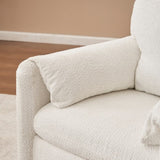 002 Fixed-Modern Sofa Chair, Elegant Single Sofa Chair with Soft Chenille Cushion for Living Room, W2636P232353