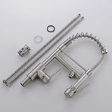 Commercial Kitchen Faucet with Pull Down Sprayer, Single Handle Single Lever Kitchen Sink Faucet W1932P172269